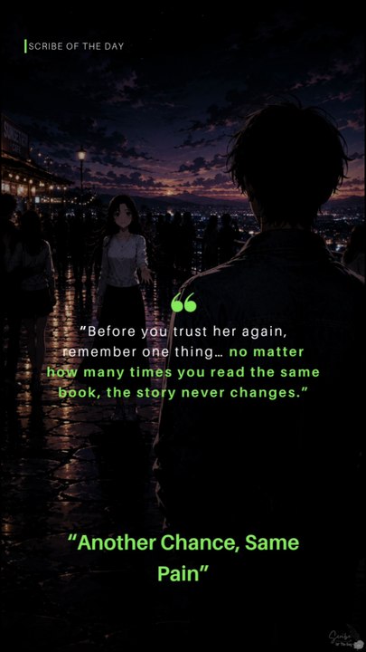 Another Chance, Same Pain - Scribe of the Day | Emotional Quotes