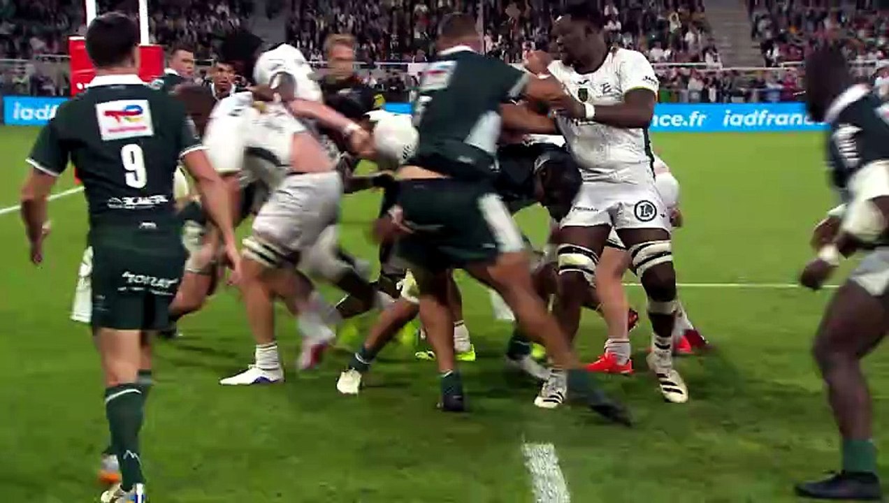 TOP 14 - Essai de Vakhtang JINTCHARADZE (USM) - Section Paloise - US Montauban