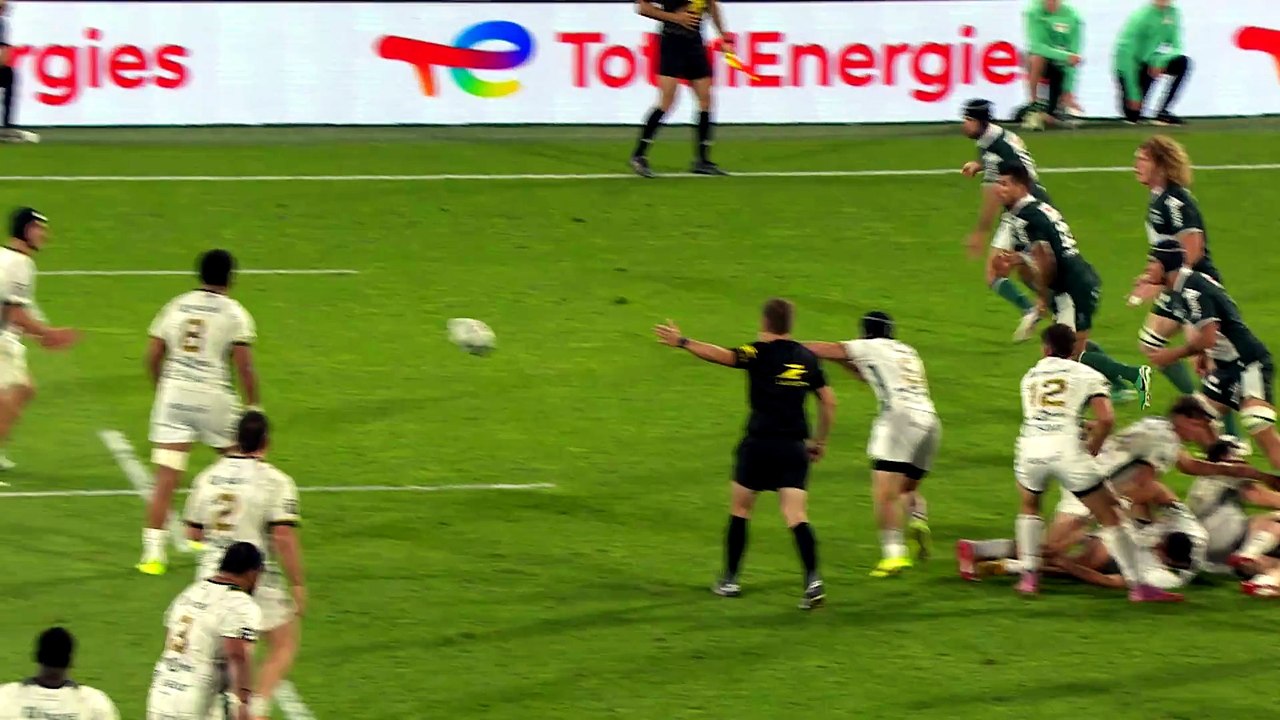 TOP 14 - Essai de Paul VALLEE (USM) - Section Paloise - US Montauban