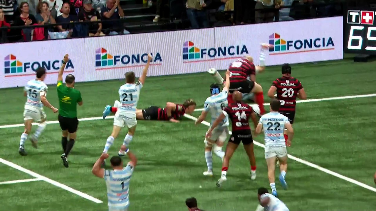 TOP 14 - Essai de Antoine GIBERT (R92) - Racing 92 - Stade Toulousain