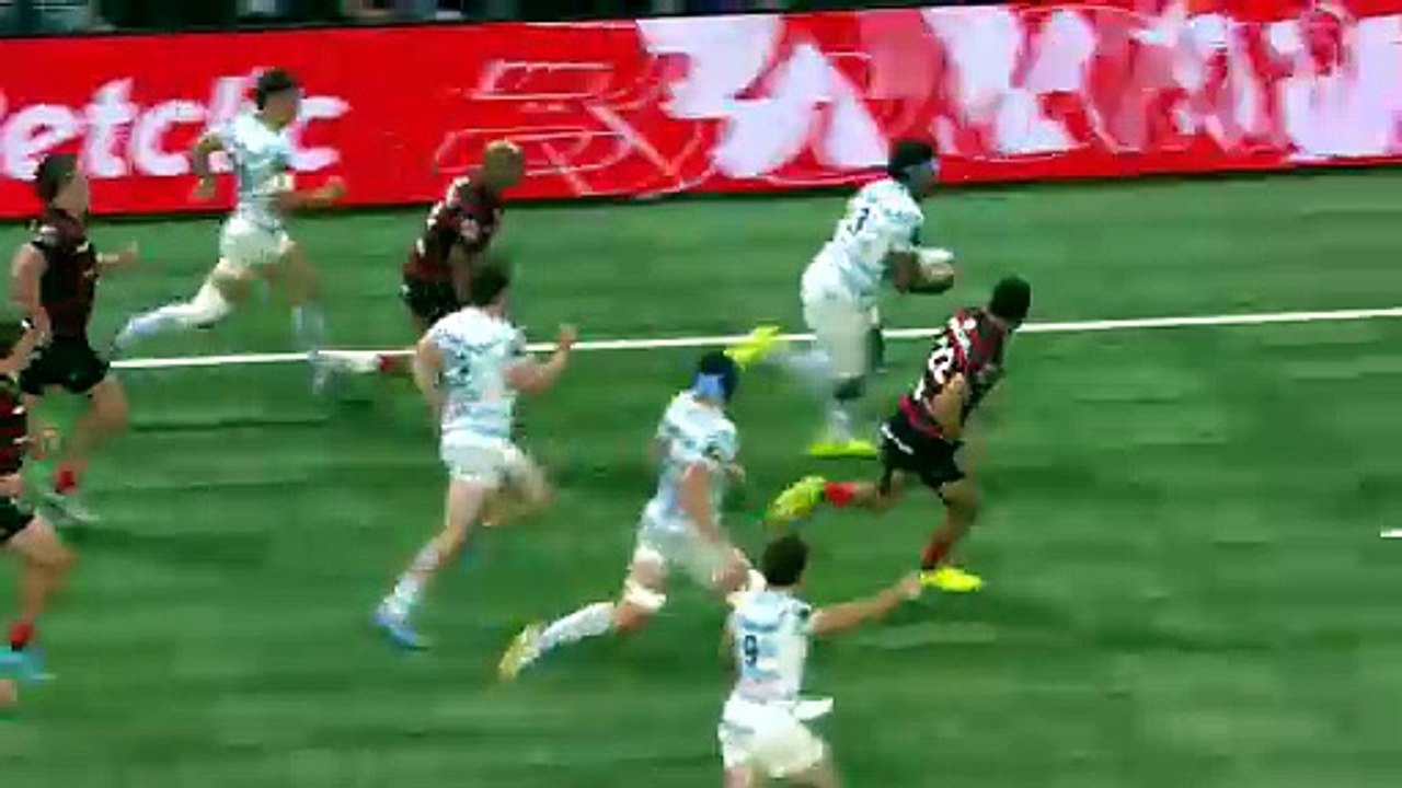 TOP 14 - Essai de Vladi ASHVETIA (R92) - Racing 92 - Stade Toulousain