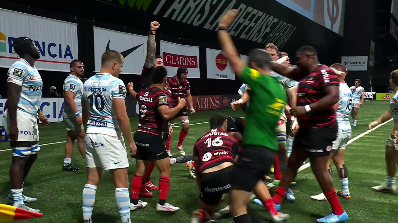 TOP 14 - Essai de Guillaume CRAMONT (ST) - Racing 92 - Stade Toulousain