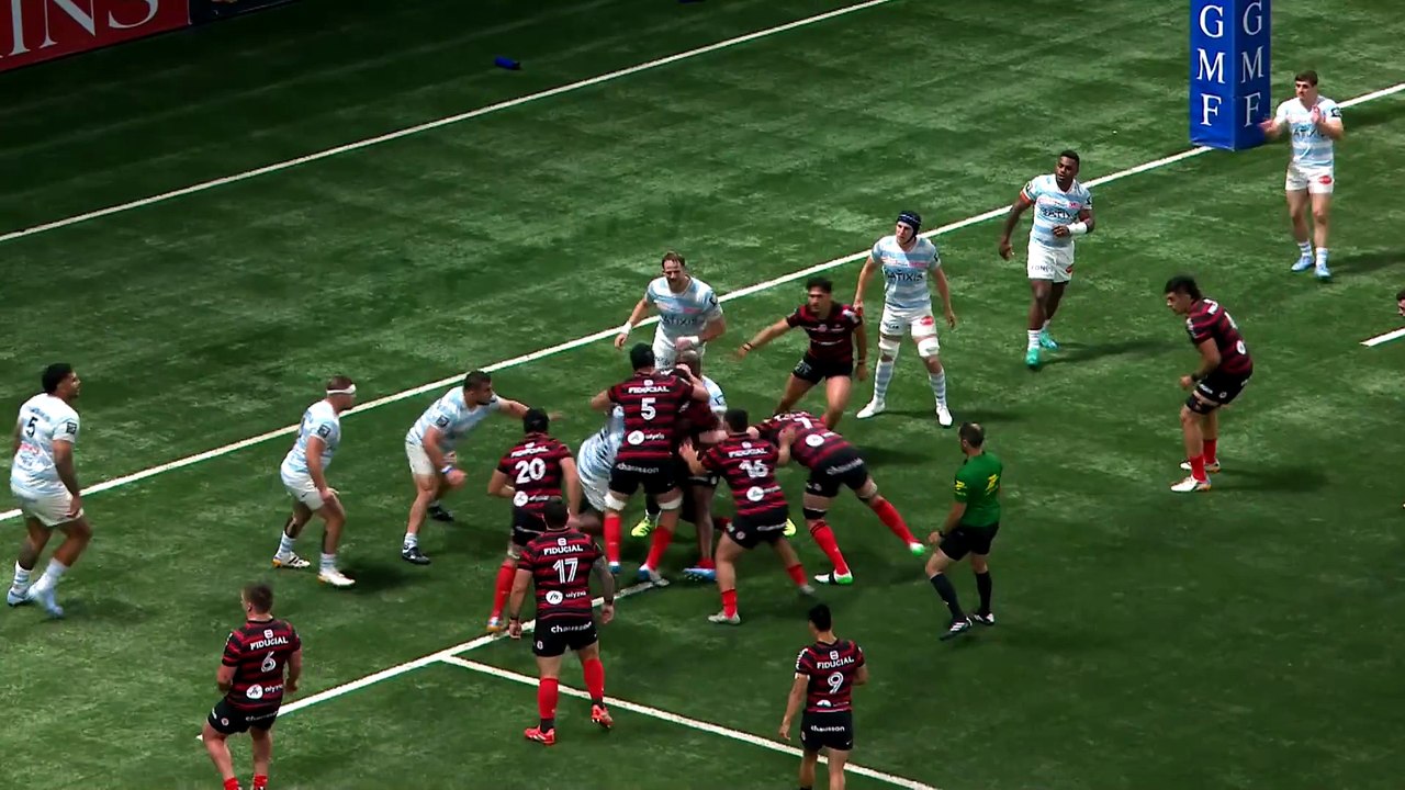 TOP 14 - Essai de Cyril BAILLE (ST) - Racing 92 - Stade Toulousain