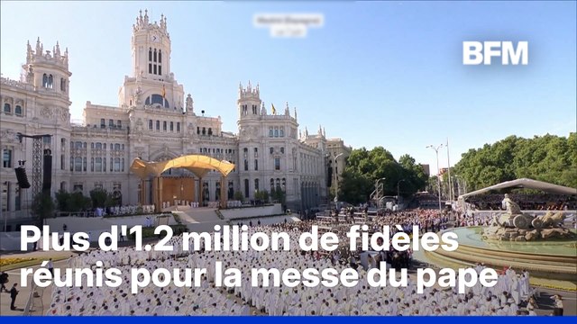 À Madrid, la messe du pape Léon XIV a rassemblé plus d'1,2 million de personnes