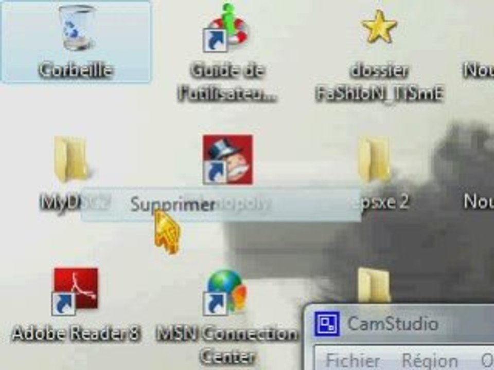 J'ai supprimé ma corbeille