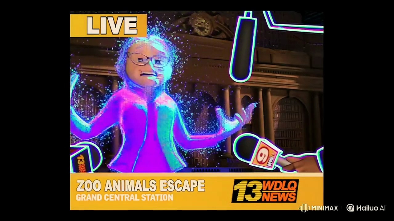 Madagascar 2, but it's ruined by AI