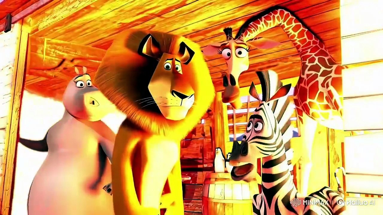 Madagascar 3, but it's ruined by AI