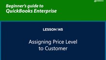 145 - Assigning Price Level to Customer