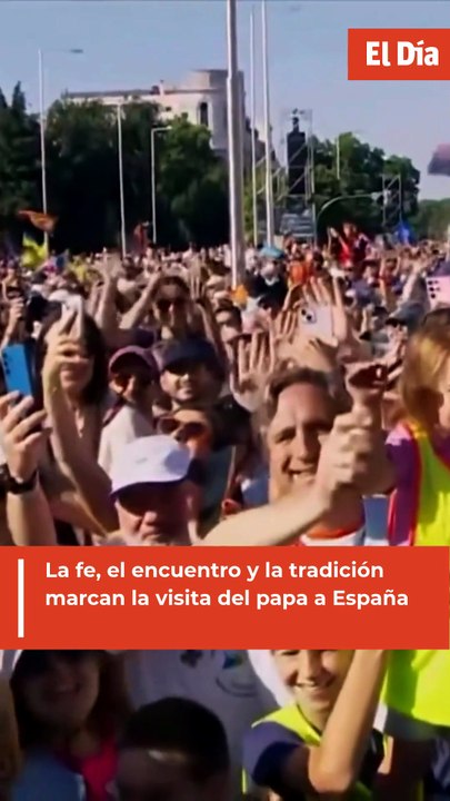 La fe, el encuentro y la tradición marcan la visita del papa a España