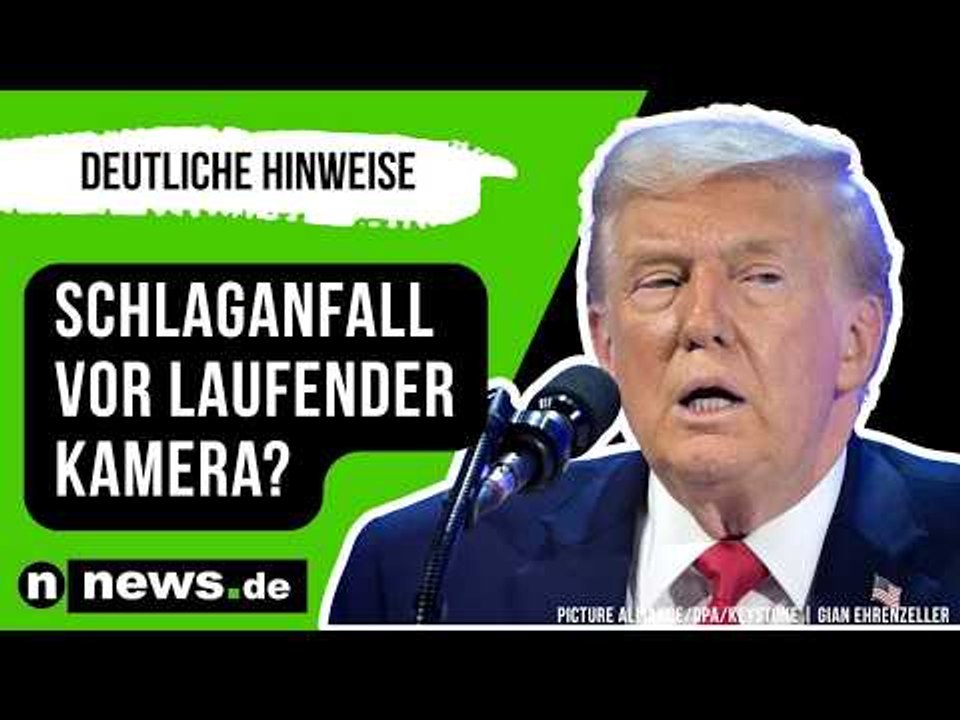 Donald Trump: Schlaganfall vor laufender Kamera? Experte erkennt Hinweise in Trump-Video