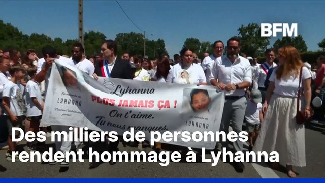 À Fleurance, des milliers de personnes ont participé à la marche blanche en hommage à Lyhanna