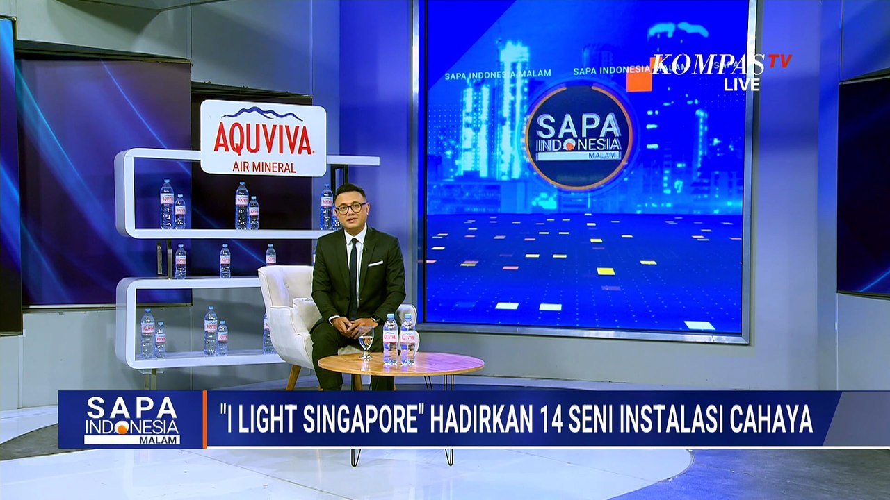 Antusias Warga Datang ke Festival tahunan I Light Singapore di Kawasan Marina Bay | SAPA MALAM