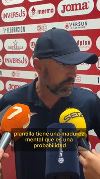 El técnico del filial Murcia, Larrosa, orgulloso de esos jugadores que pasan a la final por el ascenso a Segunda Federación