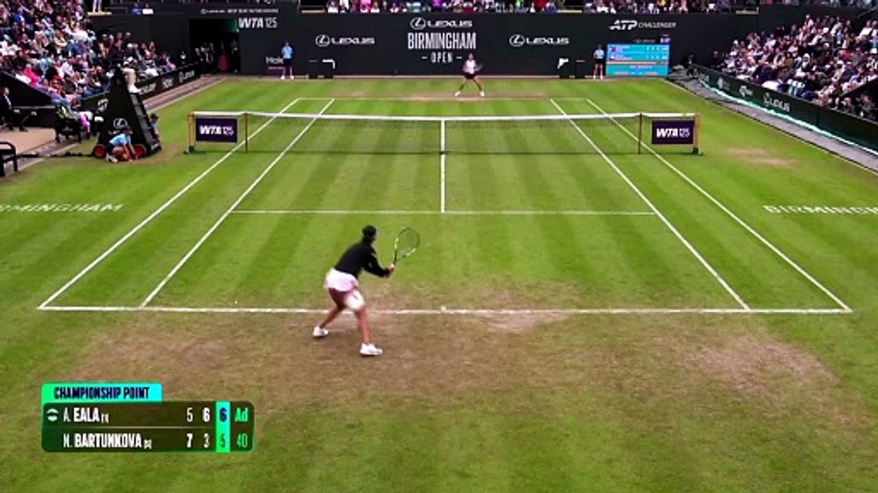 Birmingham125 ‘26 Final: Eala def Bartunkova 5-7 6-3 7-5