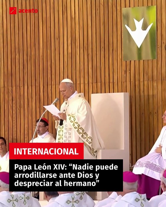 Papa León XIV: “Nadie puede arrodillarse ante Dios y despreciar al hermano”
