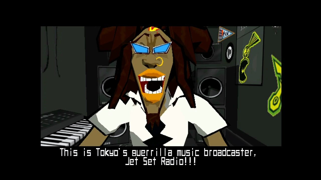 De La Jet Set Radio cutscene 7 Mr. Osaki's letter & Noise Tank's fury