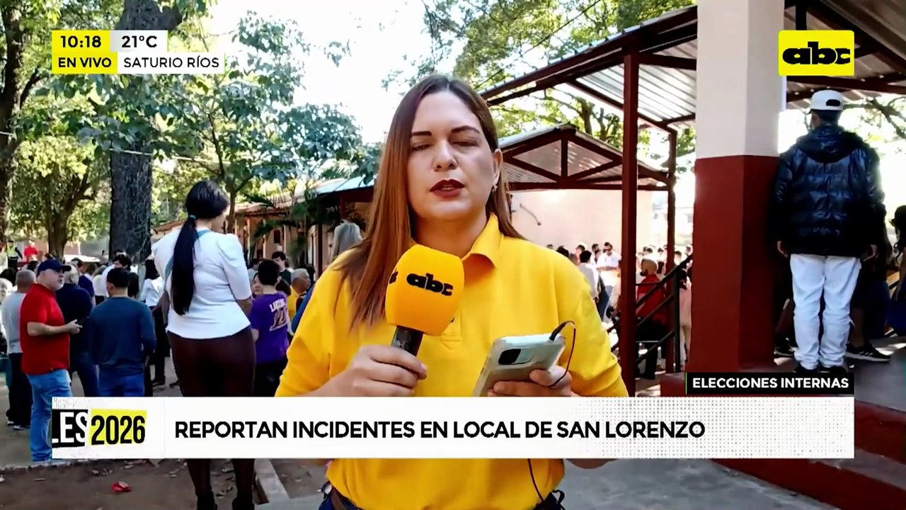 Reportan incidentes en local de San Lorenzo