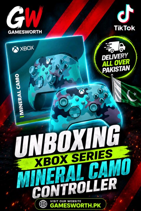 Unboxing Xbox Series Mineral Camo