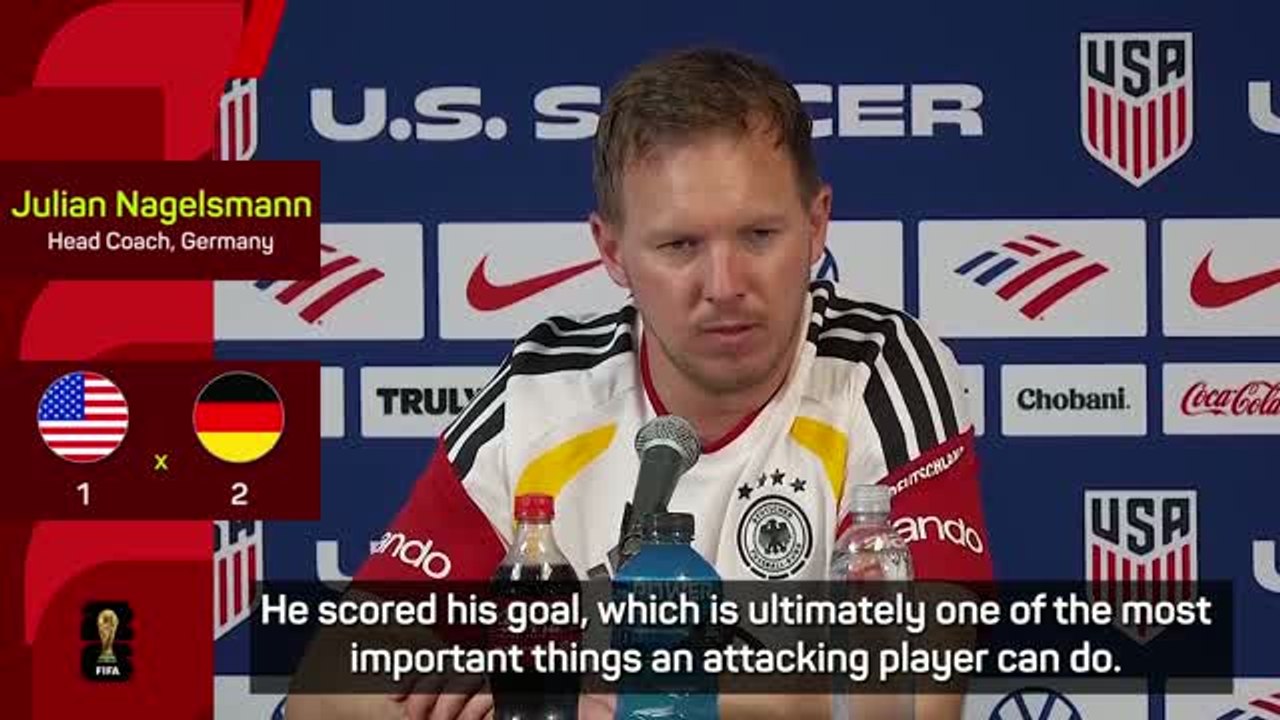 Nagelsmann delighted with team camaraderie towards Leroy Sane
