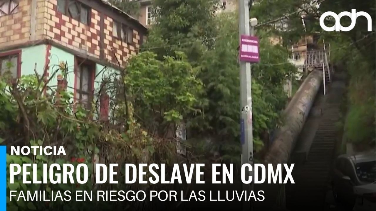 Alerta en CDMX: barrancas en riesgo de deslave por las lluvias