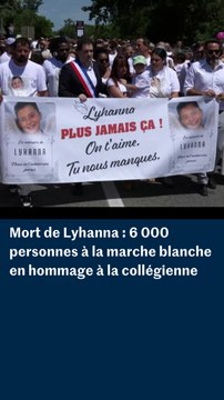 Mort de Lyhanna : 6 000 personnes à la marche blanche en hommage à la collégienne de 11 ans