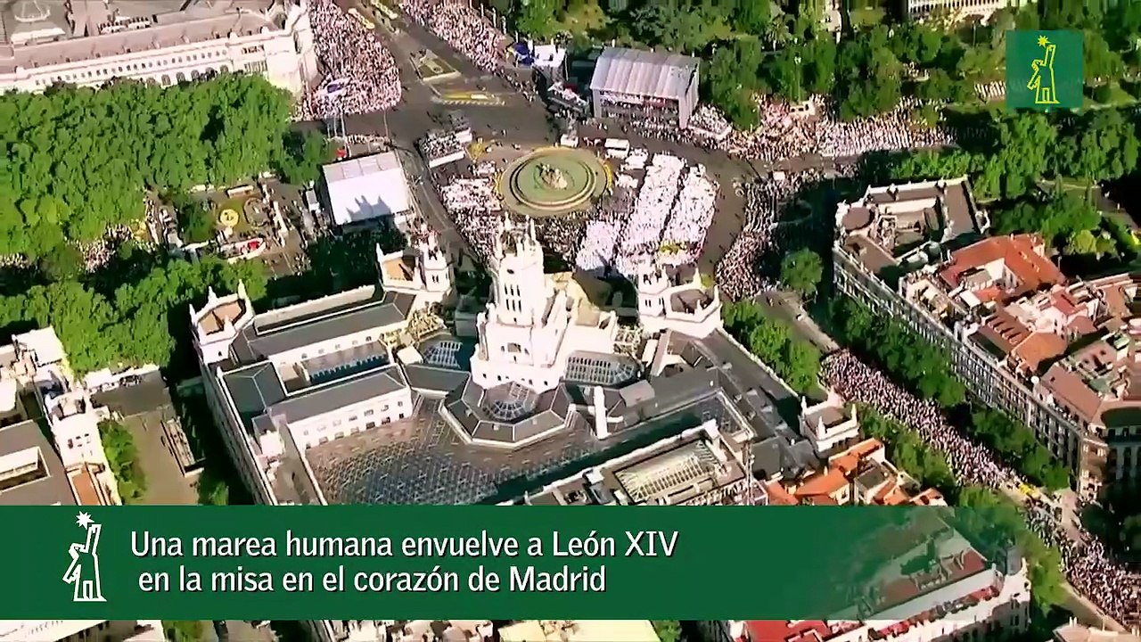 Una marea humana envuelve a León XIV en la misa en el corazón de Madrid