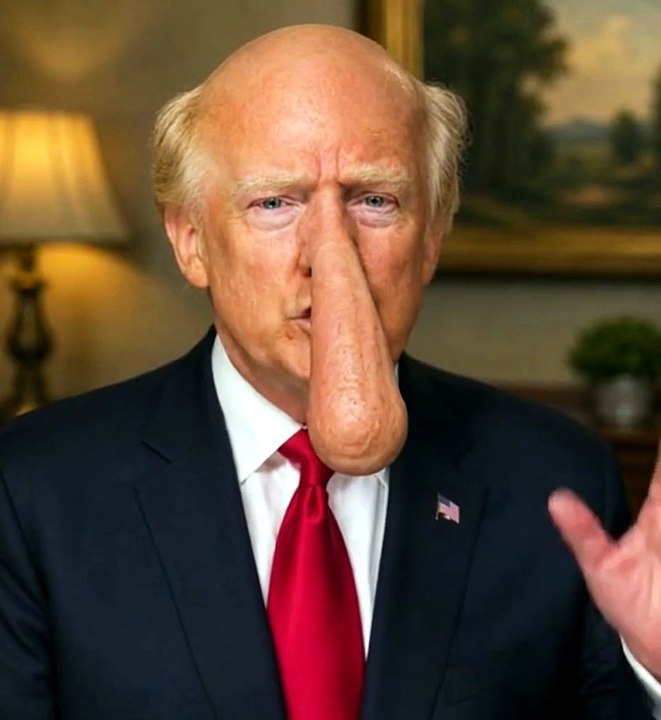 TRUMPS BIG NOSE AGAIN