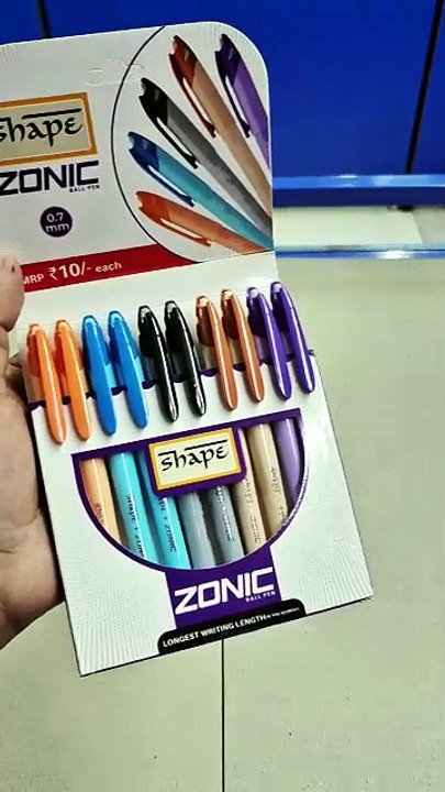 Shape Zonic Ball Pens Review | Smooth Long Writing Pen for Students | Budget Ball Pen Test