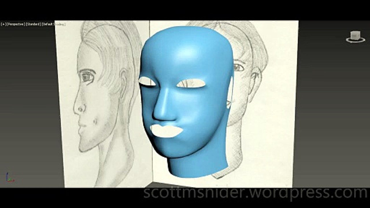 JFJ: 3DS MAX Practice Polygon Modeling Head Model Video #25 (06-07-2026)