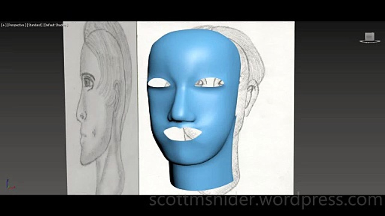 JFJ: 3DS MAX Practice Polygon Modeling Head Model Video #32 (06-07-2026)