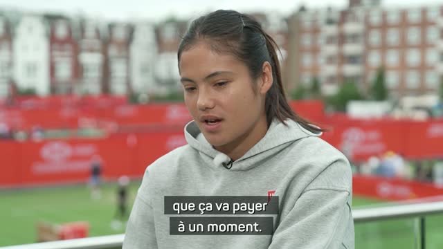 Queen's - Raducanu : J'ai confiance en Andrew