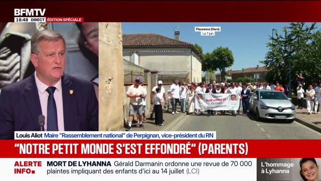 Mort de Lyhanna: La justice aujourd'hui et les forces de l'ordre n'ont pas les moyens de juguler le flux de procédures qui est en stock , dénonce Louis Aliot, vice-président du RN