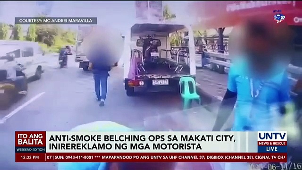 Motorists are now complaining about anti-smoke belching operations in Makati City [Full Movie]