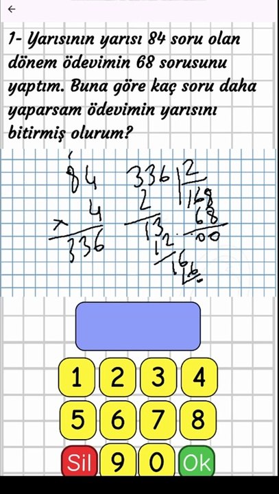 6.5- Dört işlem Problemleri (zor) - 3. Sınıf Matematik