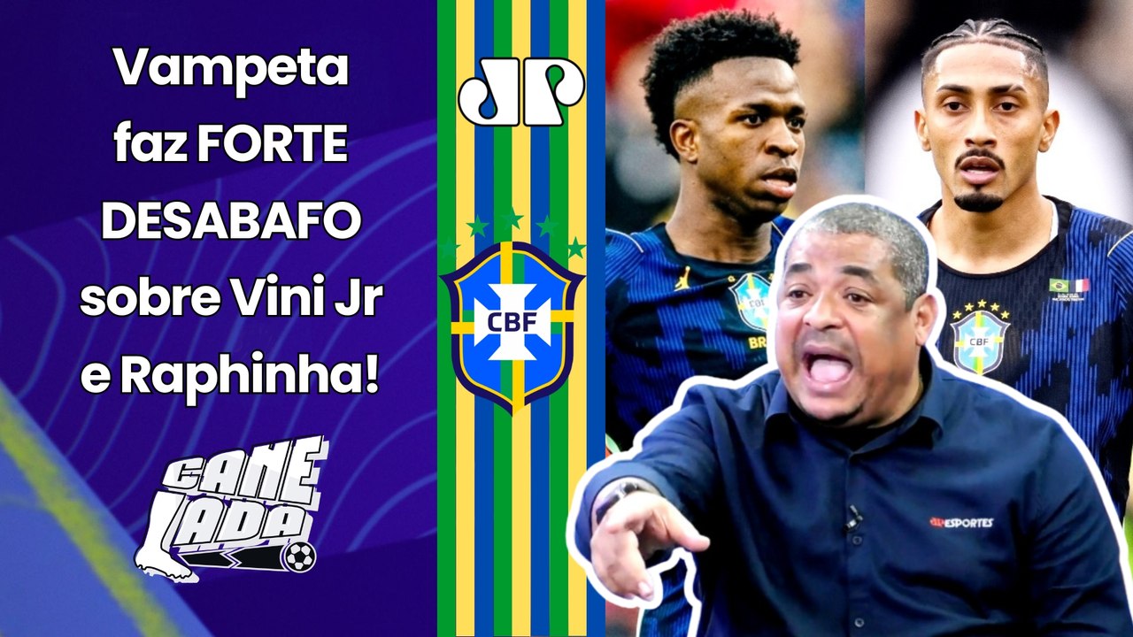 VAMPETA DISPAROU! "VINICIUS JR e RAPHINHA NÃO TÊM MORAL NENHUMA pra EXIGIR ALGO na SELEÇÃO!!!"