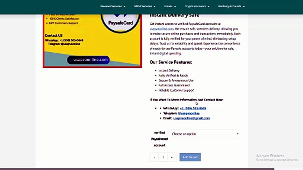 Where To purchase Verified PaysafeCard Accounts for Online Payments