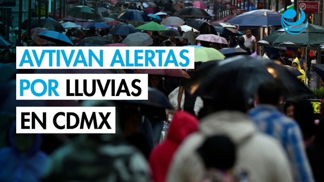 Activan alertas naranja y amarilla por lluvias y granizo en CDMX; estas son las alcaldías afectadas