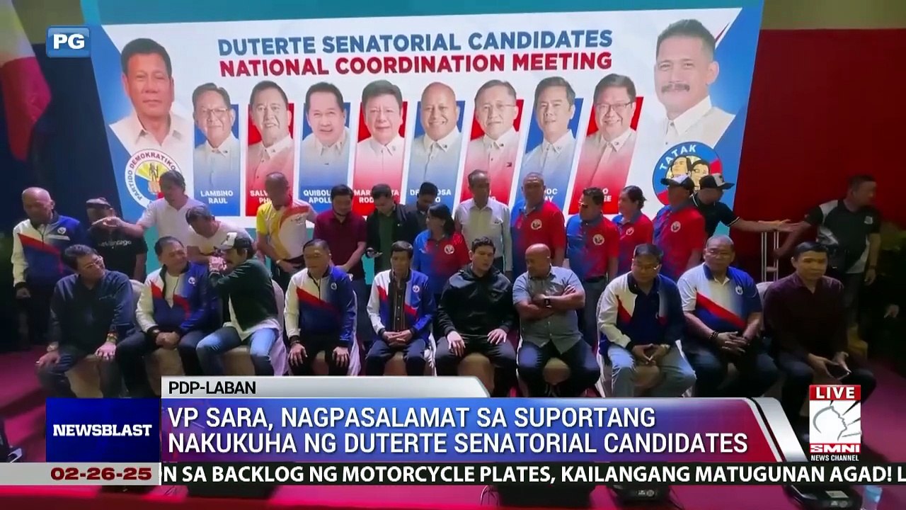 VP Sara Duterte nanawagan na huwag iboto ang mga party-list sa ilalim ng Makabayan Bloc. [Full Movie]