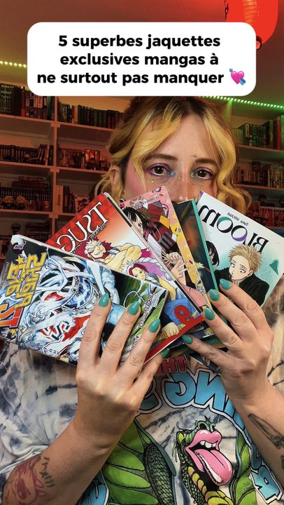 jaquettes exclusives mangas 📚