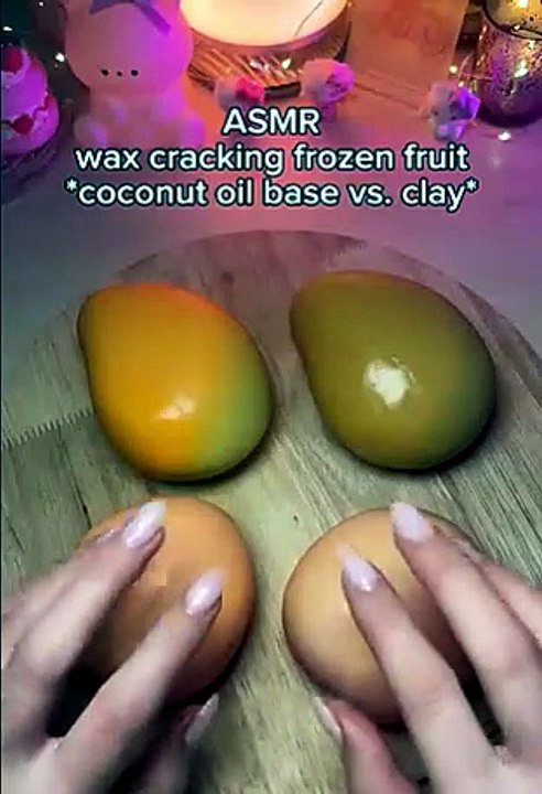 Frozen Fruits Cracking ASMR