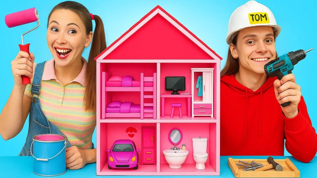 Création d'une maison miniature exceptionnelle : défi fraternel en 24h