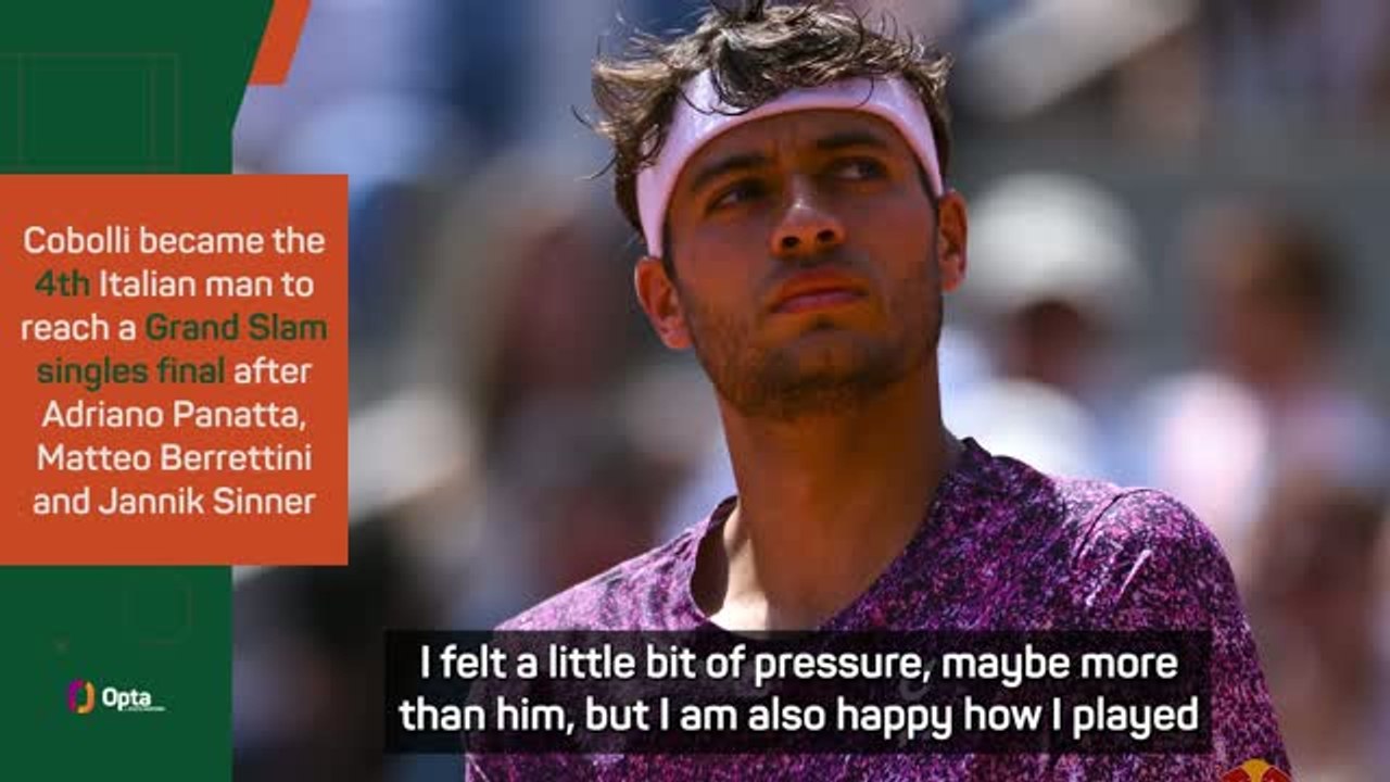 My calf was gone, my quad too! - Cobolli on French Open final defeat