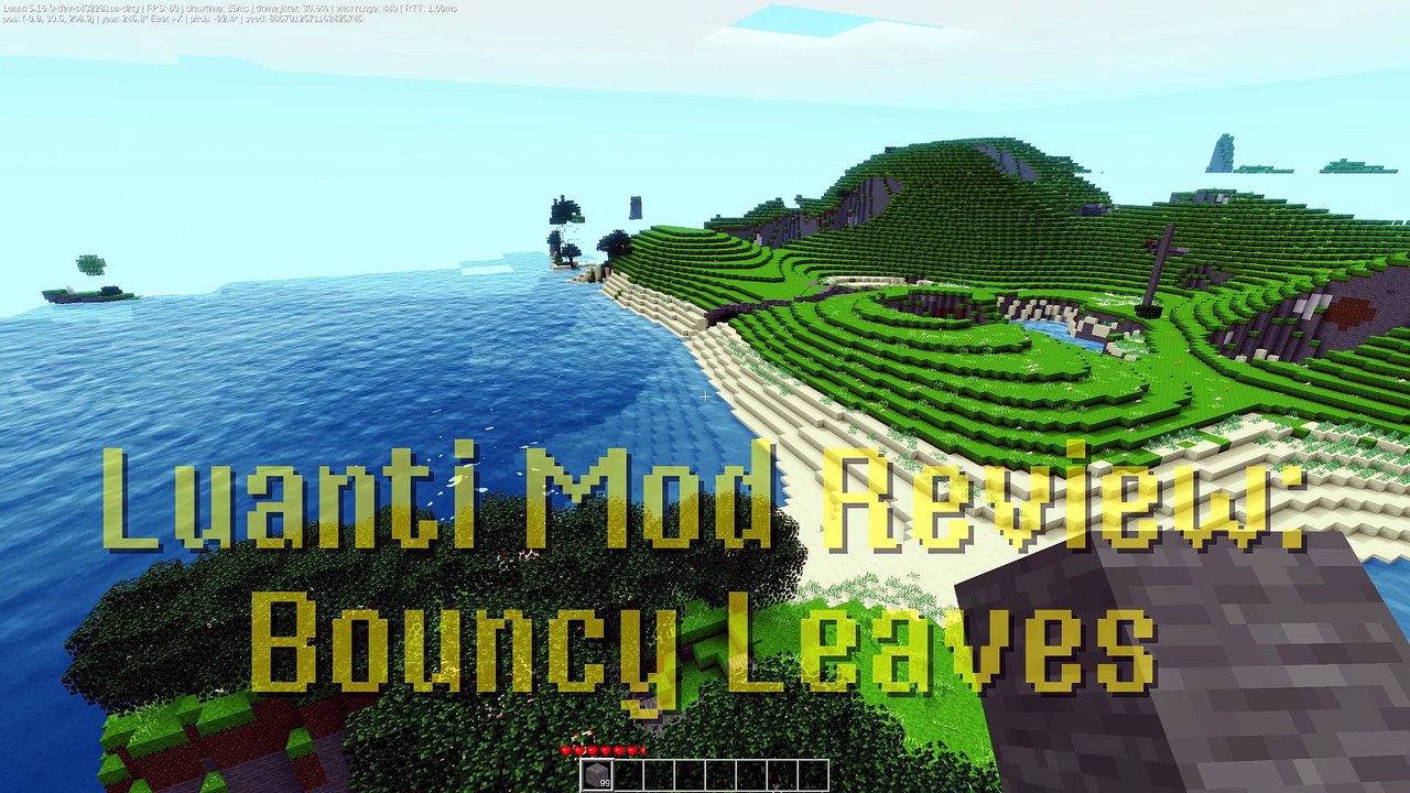 Luanti Mod Review: Bouncy Leaves