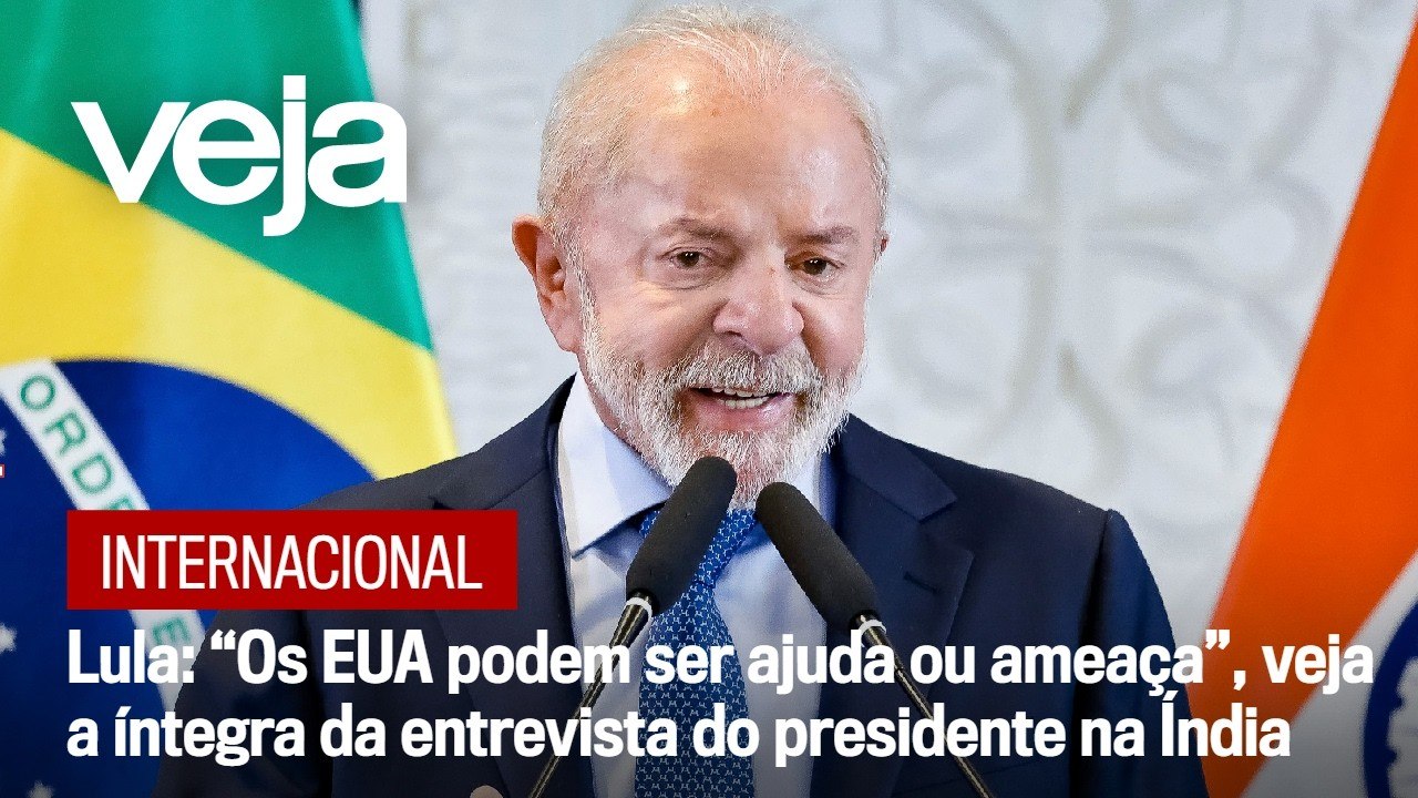 Lula: “Os EUA podem ser ajuda ou ameaça”, veja a íntegra da entrevista do presidente na Índia