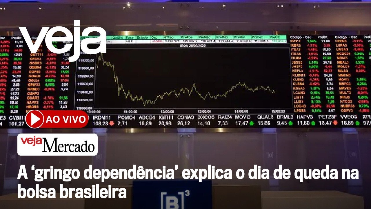 AO VIVO: A ‘gringo dependência’ explica o dia de queda na bolsa brasileira | Mercado