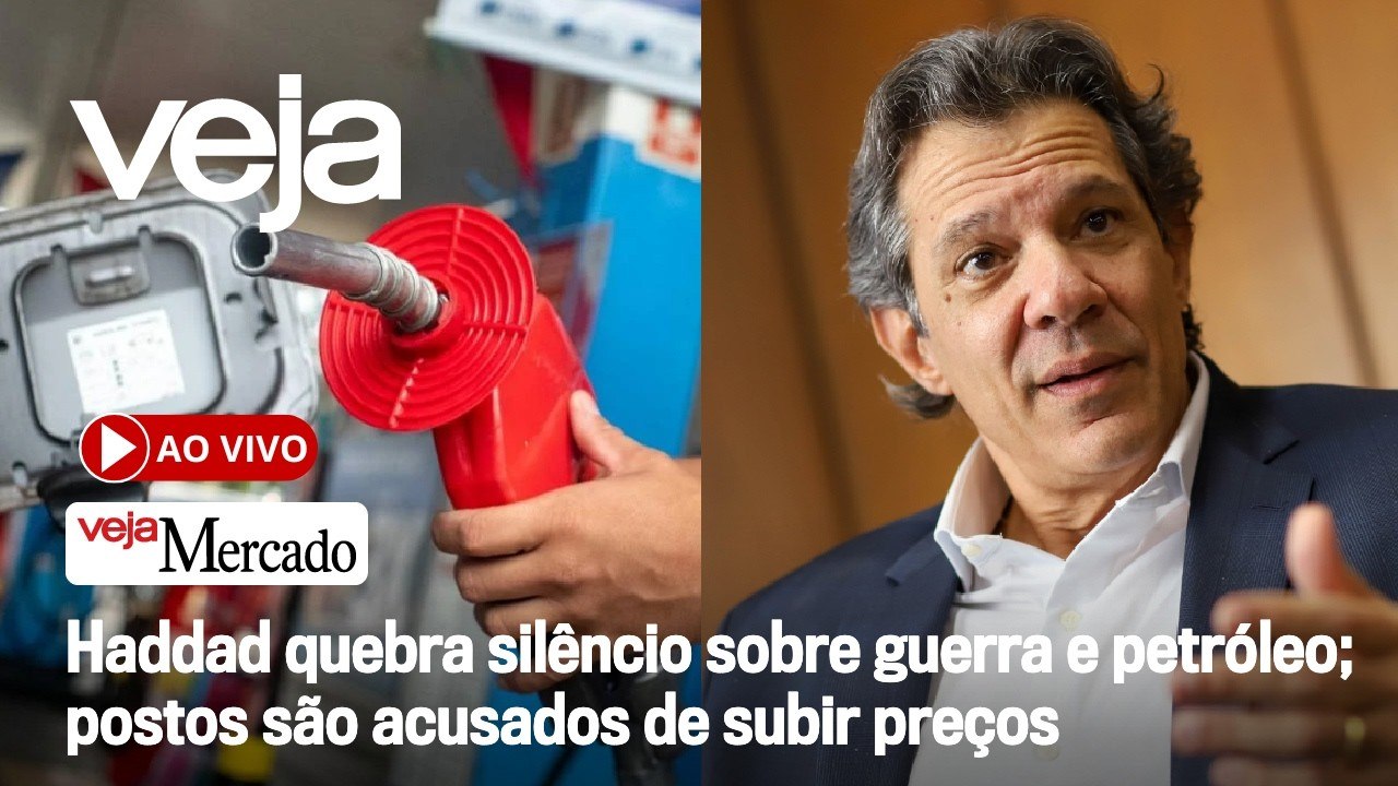 AO VIVO: Haddad quebra silêncio sobre guerra e petróleo; postos são acusados de subir preços