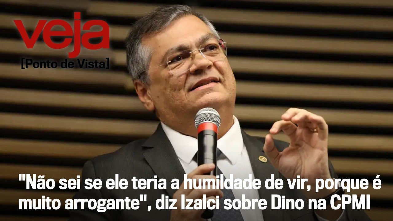 "Não sei se ele teria a humildade de vir, porque é muito arrogante", diz Izalci sobre Dino na CPMI