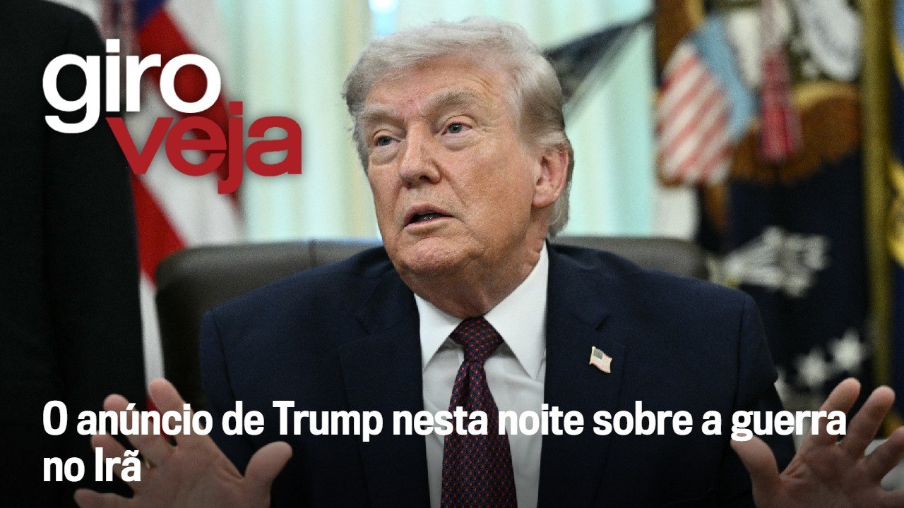 O anúncio de Trump nesta noite sobre a guerra no Irã | Giro VEJA