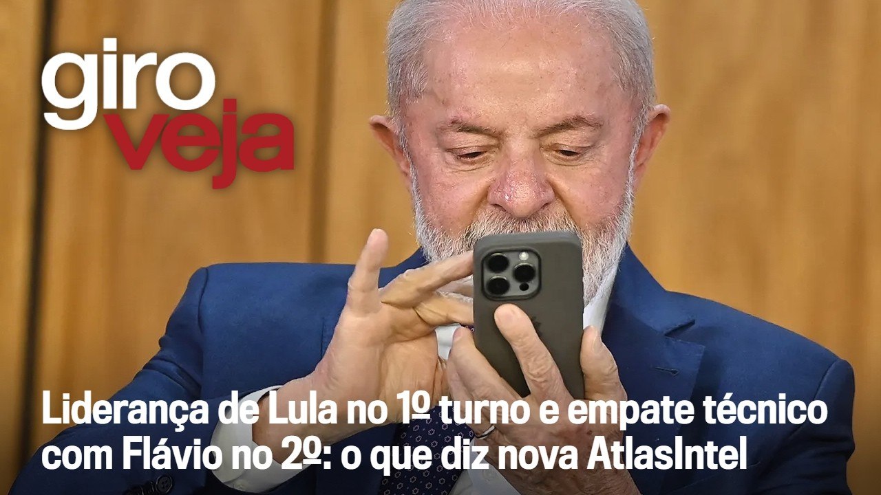 Lula lidera no 1º turno e tem empate técnico com Flávio no 2º: o que diz nova AtlasIntel | Giro VEJA