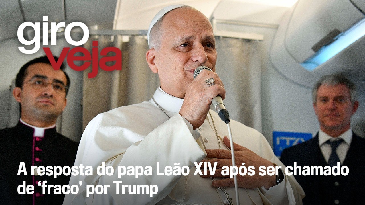 A resposta do papa Leão XIV após ser chamado de ‘fraco’ por Trump | Giro VEJA